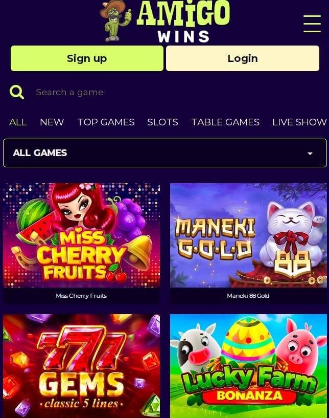 Discover Excitement and Rewards at Amigo Wins Casino