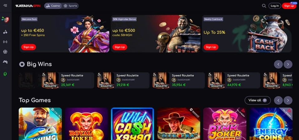 Experience Unmatched Thrills at Casino Katana Spin